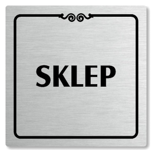 Sklep, 118x118mm, stříbrná, Texas